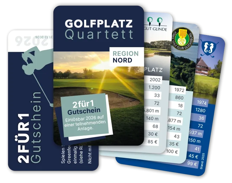 Golfplatz Quartett Gutschein