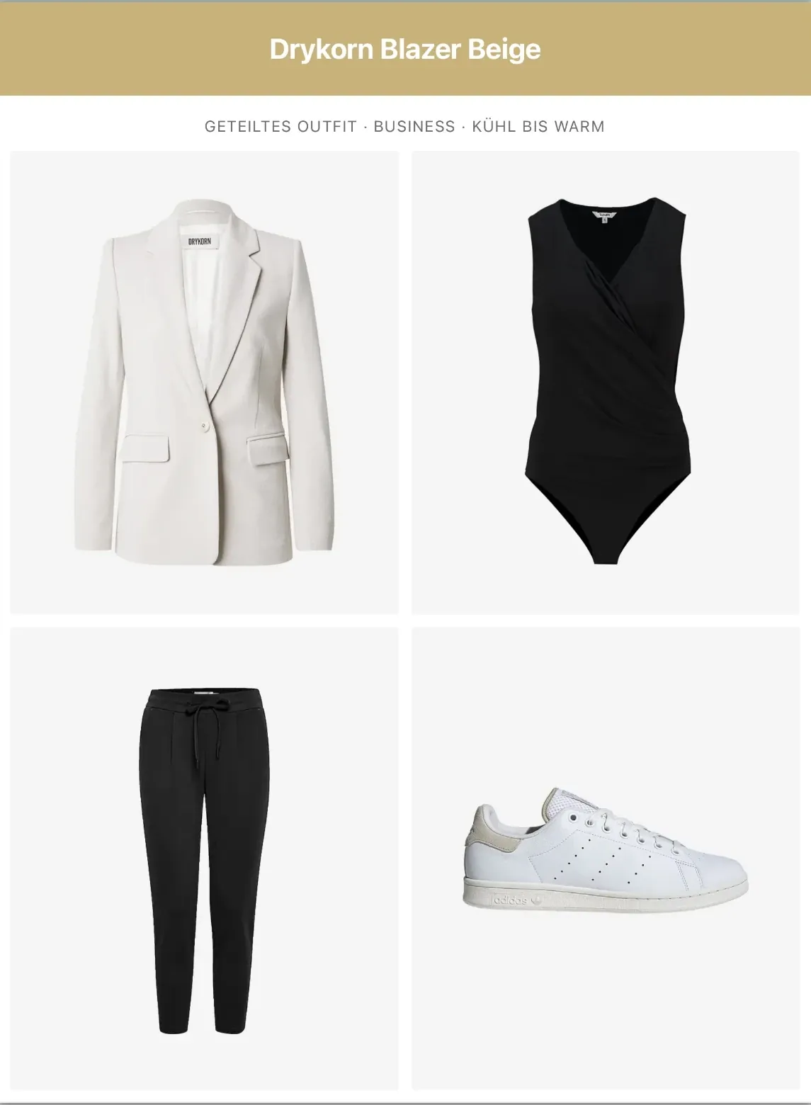 Geteiltes Outfit